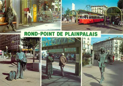 Rond-Point de Plainpalais — Szwajcaria — wydawca JAEGER, nr GE 4055