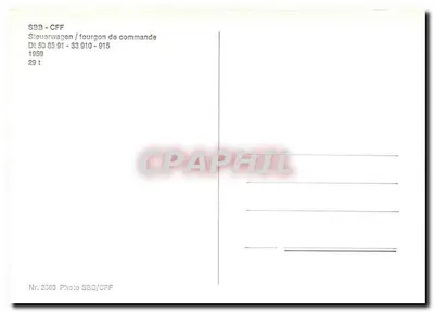 Pociąg sterowy SBB-CFF — D2 1902 — SBB-CFF — Rewers