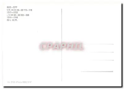 Restauracyjny pociąg SBB FF5 — SBB-CFF — nr 33 110-115 — Rewers