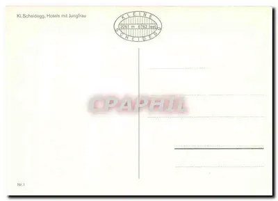 Hoteli Scheidegg z Jungfrau — Kleine Scheidegg, Nr.1 — Rewers