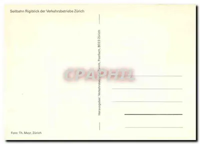 Seilbahn Rigiblick — Zurych — Verkehrs betriebe Zürich, nr 8023 — Rewers