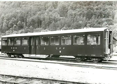 Brünig-Personenwagen B 841-866 — 63 miejsca — SBB/CFF Foto N°2985