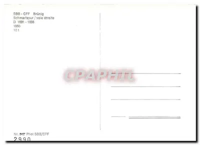 SBB-CFF Brünig — Narrow Gauge — SBB/CFF, No. 2990 — Back