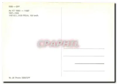 Elektryfikacja — elektryczna lokomotywa Ae 4/7 10901 — SBB/CFF — Rewers