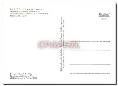 Ciągnik towarowy 050 975-2 — 1'Eh2 — Deutsche Bundesbahn — Rewers