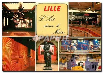 Lille — A Arte no Metrô — Edições H. Fournier