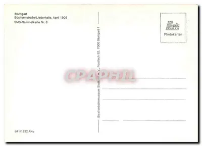 Stuttgart — Weinstraße — SMS-Sammelkarte Nr. 8 — Verso