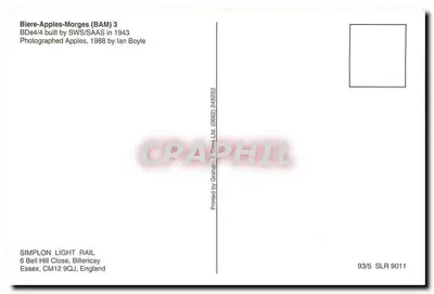 Biere-Apples-Morges (BAM) 3 — BDe4/4 — editor Simplon Light Rail — Verso