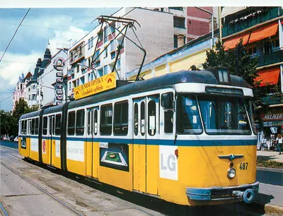 Tramwaj CS-3710 nr 487 w Debrecenie — TOP CARD Kiadó, nr 60