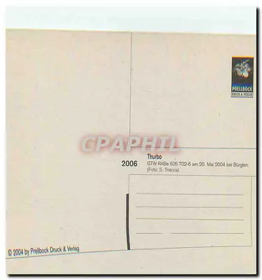 Thurbo — GTW RABe 526 702-6 w Bürglen — Prellbock Druck & Verlag — Rewers