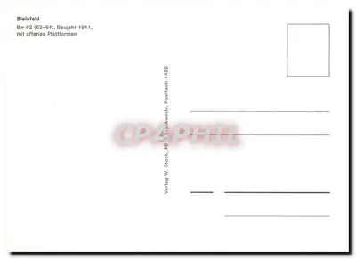 Tramwaj z Bielefeld — nr 62 — Bielefelder Straßenbahn — Rewers