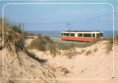 Kolej wybrzeżna — plaża piaskowa i dune — wydawca avm, nr Z.290