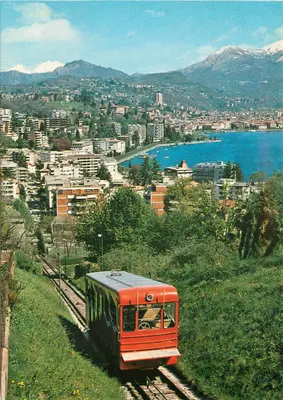 Lugano Paradiso — Funicular S. Salvatore — Edição Art. & Ch. Savosa, Número 100