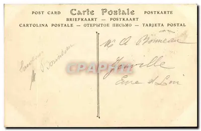 Chartres — Katedra, widok z Wieży Miasta — ND Fot. nr 1069 — Rewers