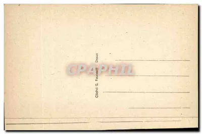 Auneau (E.-et-L.) — Gendarmeria — Fotografia G. Fourcaulta — Rewers