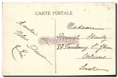 Blois — O Castelo e o Square Victor Hugo — editor desconhecido, n°6 — Verso