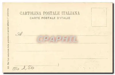 Vênus deitada com o Amor (Tiziano) — Galeria dos Uffizi, Florença — edição Francoeur Pianier Editore, n° 901 — Verso