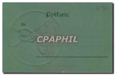 Liefde en Psyche — gesneden motief — uitgever niet zichtbaar — Achterkant