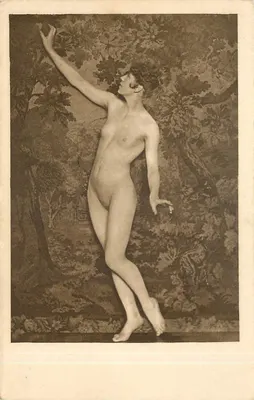 Naked woman in a forest setting — Photo. Schieberth — A. 3