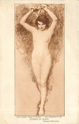 Nudità femminile — Studio di Nudo — Edizione U. Sirmati, Venezia