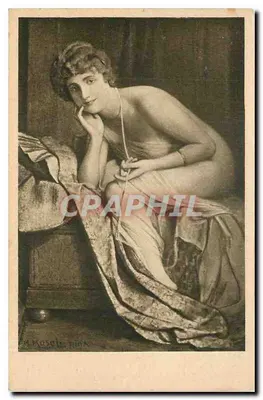 Giovane donna nuda seduta — ritratto — H. C. Kosel, n° 512