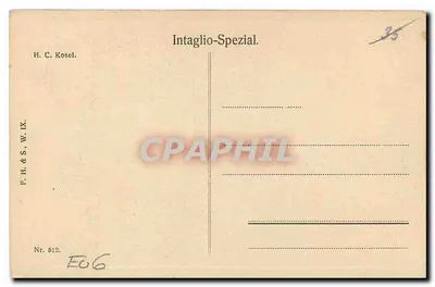 Giovane donna nuda seduta — ritratto — H. C. Kosel, n° 512 — Verso