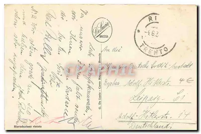 Lago di Garda - Maderno - Panorama — wydawca De Lucia, Brescia, nr 470 — Rewers