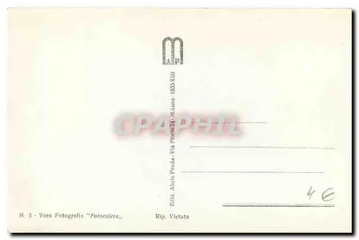 Lago di Garda - S. Vigilio — editor Vera Fotografia 'Fotoceleere', Milão, série N. 3 — Verso