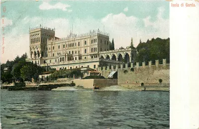 Ilha de Garda — Castelo da ilha — editor G. Sols, Bercian