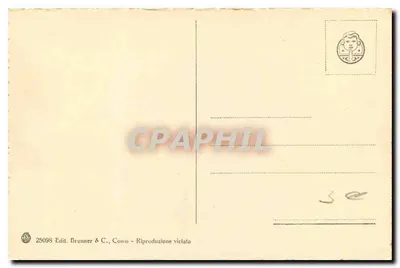 Grotte di Catullo - Sirmione - Lago di Garda — Brunner & C., Como, n° 25098 — Rewers