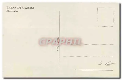 Jezioro Garda — Malcesine — Ediz. A.P.M. — Rewers