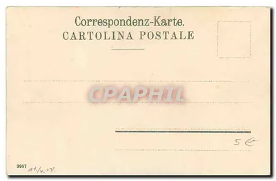 Wyspa Garda — widok panoramiczny — reprodukcja włoska, 1900 — Rewers