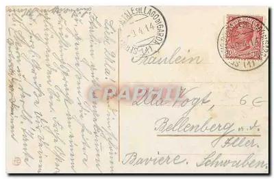 Riviera Lago di Garda — widok na Monte Baldo — wydawca L.5039 — Rewers