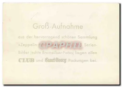 Widok z powietrza Nilu — Aegypten-Fahrt 1931 — wydawnictwo Zeppelin-Verlag — Rewers