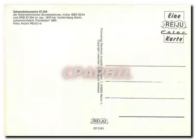 Parowóz z łańcuchami 97.204 — Vordernberg Markt — REIJU — Rewers