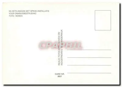 Vagão a vapor NS — vagão calepin com instalação de pulverização — Noveki, série 8007 — Verso