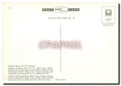 Pociąg parowy — LMS 6431 i British Railways 43924 — Dennis Productions — Rewers