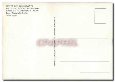 Lokomotywa CF 3.1 — Sainte-Beccaувille — Muzeum Transportu Doliny Sausséron — Rewers