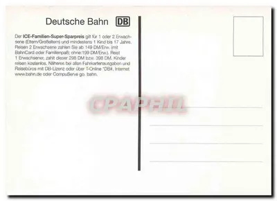 Rodzina na wakacjach — reklama ICE-Familien-Super-Sparpreis — Deutsche Bahn — Rewers