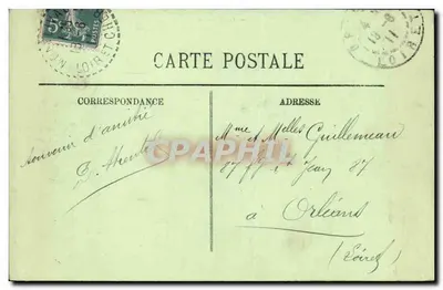 Blois — O Castelo — A Fachada de Luís XII — Editor Maténav — Verso