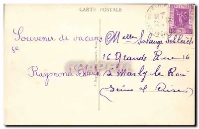 Montoire (L. i C.) - Most nad Loirem (Środkowy Wschód) - A.P. — Rewers