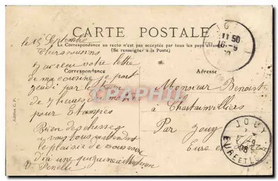 Vendôme — Ogólny widok — Wydawca C. P. — Rewers