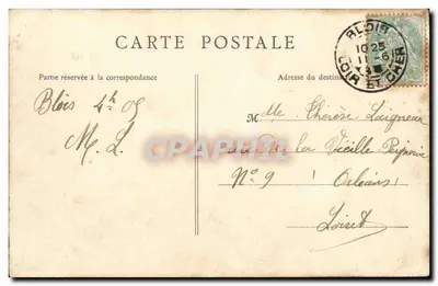 Chamberd — Zamek — B. F., Paryż, nr 2 — Rewers
