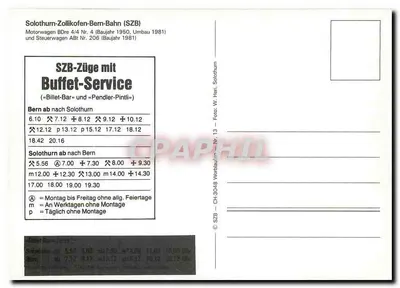 Tramwaj Solothurn-Zollikofen-Bern — SZB — n° CH-3048 — Rewers
