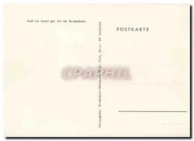 Koń w stajni — wystawa koni — Bundesbahn (BD) Werbeamt — Rewers