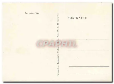 Electric train E10 139 — Germany — publisher BD Karlsruhe — Back