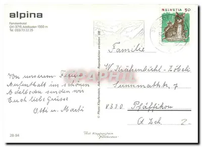 Hotel Alpina — Adelboden, Szwajcaria — Foto Klopfenstein — Rewers