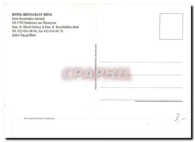 Hôtel-Restaurant Möve — Bootshafen Güetital — Thunersee, Szwajcaria — Rewers