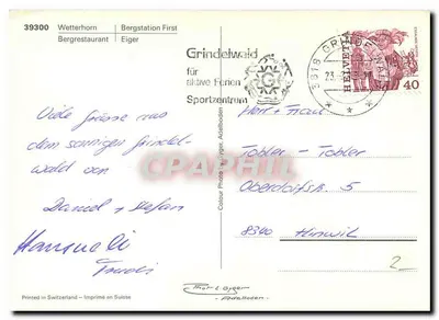 Skizentrum Grindelwald-First — 2200 m — Grindelwald, Szwajcaria — Rewers