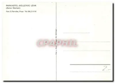 Hôtel Bellevue — Lenk im Simmental — Parkhotel-Bellevue Lenk (Berner Oberland) — Rewers